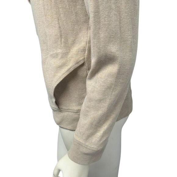 Banana Republic Oatmeal Tan Long Sleeve Turtleneck Top Neutral Winter Shirt - Picture 3 of 7